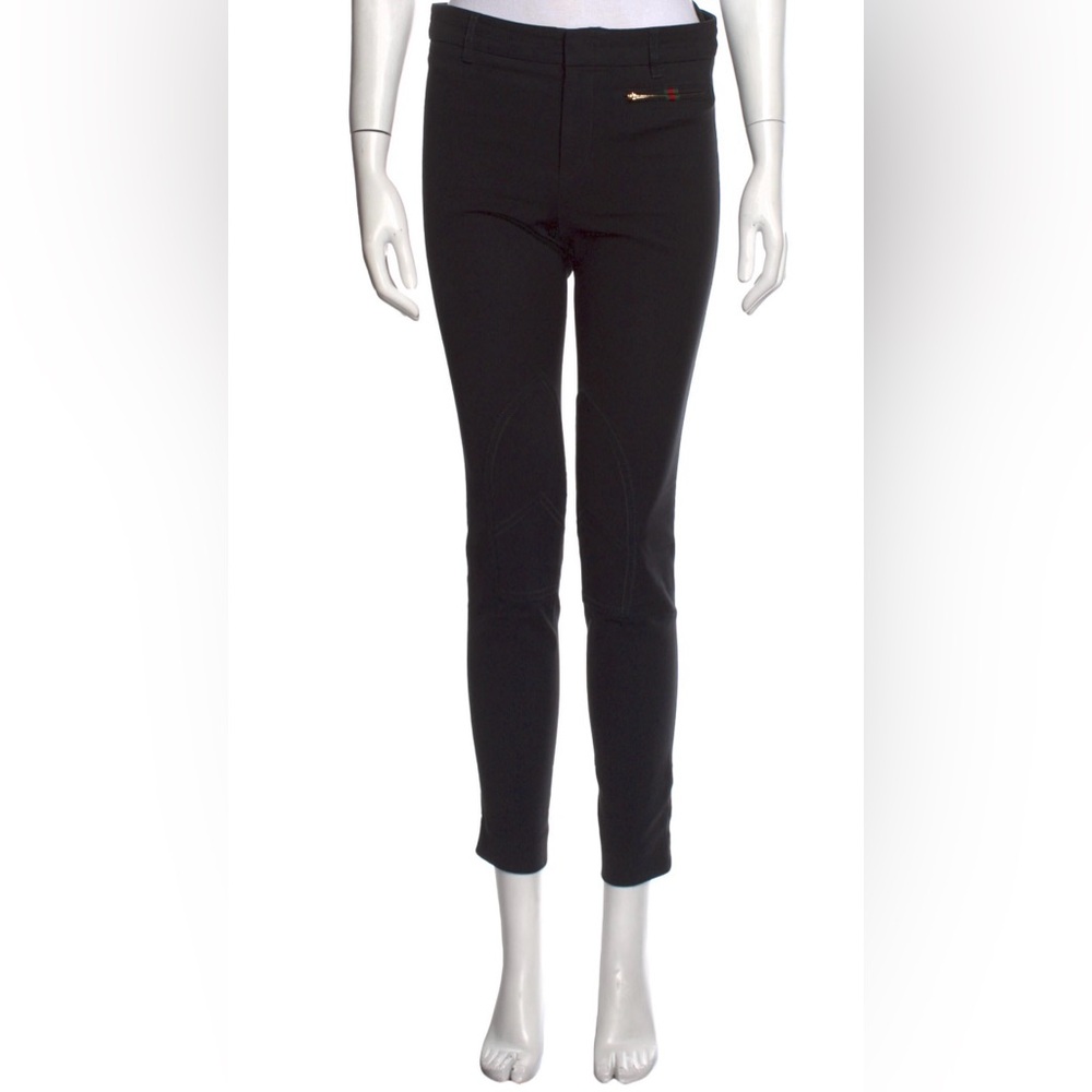 Gucci - black skinny leg riding pants size: Small